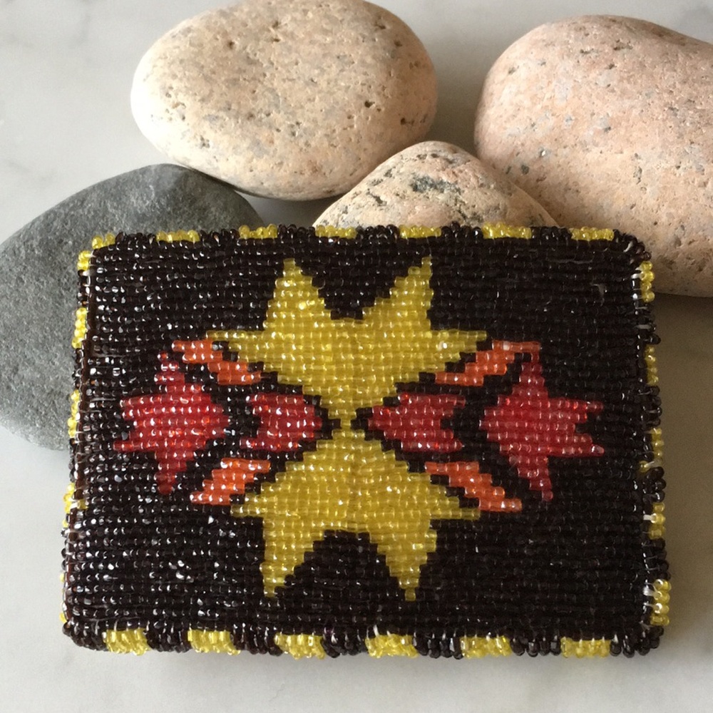 Beaded Native American Vintage Belt Buckle - Picture 3 of 8